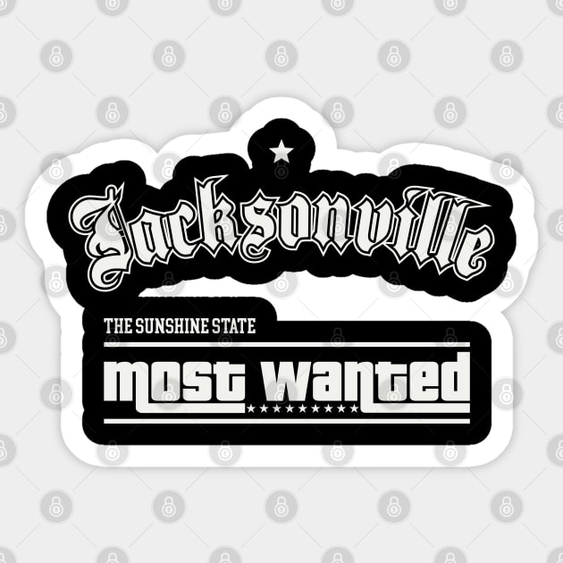 JACKSONVILLE Sticker by VISUALUV